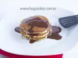 Receta Pancakes con sirope casero de nutella