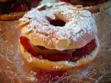 Receta Paris-brest de crema de praliné y fresas
