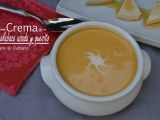 Receta Crema de calabaza asada y quesitos