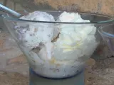 Receta Helado de yogur y stracciatella