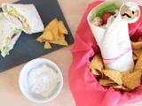 Receta Wrap de pollo o fajita de pollo light