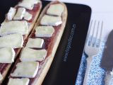 Receta Tostas con jamón y queso brie