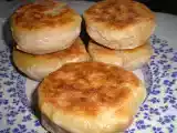 Receta English muffins, bollos ingleses sin horneado