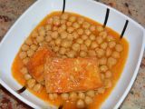 Receta Garbanzos con bacalao en olla rapida