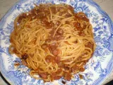 Receta Espaguetis venecianos