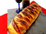 Receta Brioche relleno de lacón y queso azul