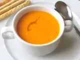Receta Crema suave de zanahoria y naranja