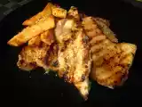 Receta Secreto adobado con patatas fritas