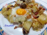 Receta Nido de patatas con huevo