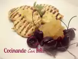 Receta Pavo con cerezas y puré de manzanas