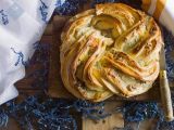 Receta Kringle de queso y nueces