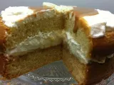Receta Pastel con nata, dulce de leche y plátanos, banoffee cake