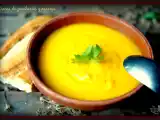Receta Crema de zanahorias y naranja
