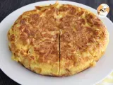 Receta Tortilla española de patatas con cebolla