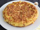 Receta Tortilla española de patatas con cebolla