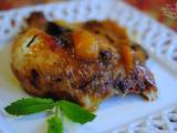 Receta Pollo al horno con salsa de albaricoques y ciruelas pasas