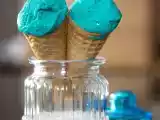 Receta Helado pitufo de nubes