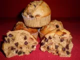 Receta Muffins de mantequilla de cacahuete y chips de chocolate