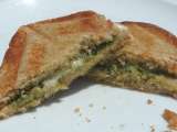 Receta Sandwich de pesto de albahaca con queso São Jorge