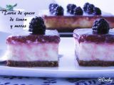 Receta Tarta de queso de limón y moras