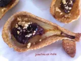 Receta Mini tartaletas veganas de pera con ganache de chocolate