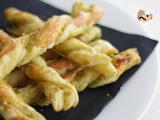 Receta Bastones de pesto y parmesano