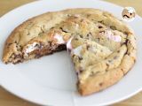 Receta Cookie gigante con esponjitas, marshmallow