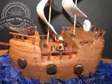 Receta Tarta barco pirata. para el príncipe de mi casa