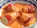 Receta Pimientos ‘del piquillo’ rellenos de brandade de bacalao (sin lácteos, sin gluten)