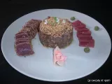 Receta Tataki, tartar y sashimi de atún rojo