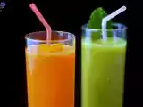 Receta Smoothies de frutas con manzana y zanahoria