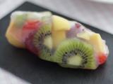 Receta Rollito de primavera light con frutas