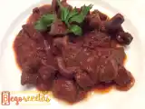 Receta Hígado encebollado con tomate