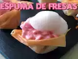 Receta Espuma de fresas con sifon
