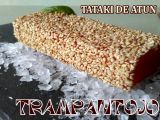 Receta Trampantojo. falso tataki de atun