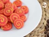 Receta Galletas bicolor rojo y amarillo