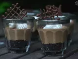 Receta Mousse de chocolate, moca y galletas oreo