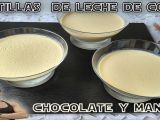 Receta Natillas de leche de coco con chocolate blanco y mango