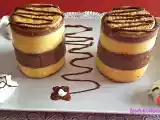 Receta Tartitas de flan con galletas y chocolate