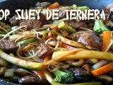 Receta Chop suey de ternera