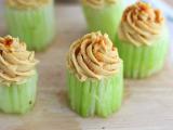 Receta Cupcakes de pepino y hummus