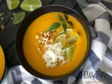 Receta Crema thai de zanahoria y batata
