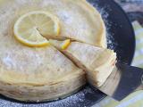 Receta Tarta de crepes con crema de limón