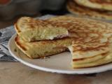 Receta Pancakes con jamón y queso, tortitas rellenas