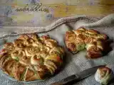 Receta Pan de ajo y queso manchego, pull apart
