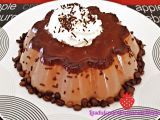 Receta Flan de chocolate y café al caramelo