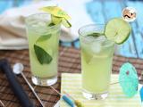 Receta Mojito de pepino refrescante sin alcohol