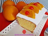 Receta Bizcocho de naranja glaseado