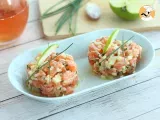 Receta Tartar de salmón y manzana