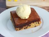 Receta Brookie, el pastel mitad brownie mitad cookie